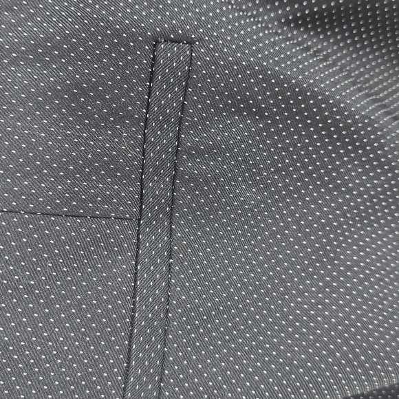 {New York & Co.} Womens Black Polka Dot Mid Rise Dress Pants - Size 10 - Picture 9 of 13